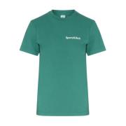 Gezondheid is rijkdom T-shirt Sporty & Rich , Green , Dames