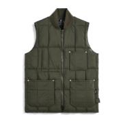 Olijfgroene Puffer Vest Taion , Green , Heren