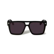 Oeri133 1007 Sunglasses Off White , Black , Heren