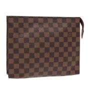 Pre-owned Canvas pouches Louis Vuitton Vintage , Brown , Dames