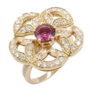 Pre-owned Metal rings Bvlgari Vintage , Pink , Dames