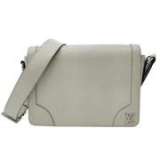 Pre-owned Leather louis-vuitton-bags Louis Vuitton Vintage , Gray , Da...