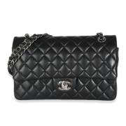 Pre-owned Leather chanel-bags Chanel Vintage , Black , Dames