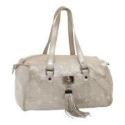 Pre-owned Canvas shoulder-bags Louis Vuitton Vintage , Gray , Dames