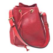 Pre-owned Leather louis-vuitton-bags Louis Vuitton Vintage , Red , Dam...