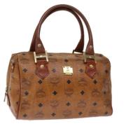 Pre-owned Leather handbags MCM Pre-owned , Brown , Dames