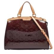 Pre-owned Leather louis-vuitton-bags Louis Vuitton Vintage , Red , Dam...