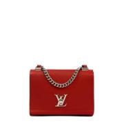 Pre-owned Leather louis-vuitton-bags Louis Vuitton Vintage , Red , Dam...