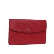 Pre-owned Leather louis-vuitton-bags Louis Vuitton Vintage , Red , Dam...