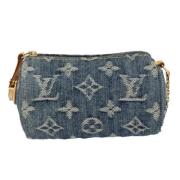 Pre-owned Fabric wallets Louis Vuitton Vintage , Blue , Dames