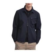 Flex Overshirt Zwart Barbour , Black , Heren