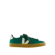 Stoere Groene Leren Sneakers Veja , Green , Heren