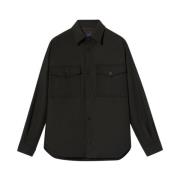 Wolblend Overshirt Brooks Brothers , Green , Heren