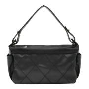 Pre-owned Leather chanel-bags Chanel Vintage , Black , Dames