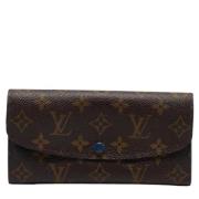 Pre-owned Coated canvas wallets Louis Vuitton Vintage , Brown , Dames