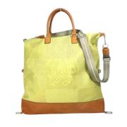 Pre-owned Fabric handbags Louis Vuitton Vintage , Yellow , Dames