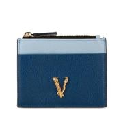 Pre-owned Leather home-office Versace Pre-owned , Blue , Dames