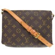 Pre-owned Fabric louis-vuitton-bags Louis Vuitton Vintage , Brown , Da...