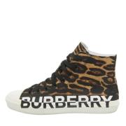 Pre-owned Canvas sneakers Burberry Vintage , Brown , Heren