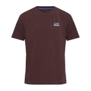 T-shirt met bedrukt logo Emporio Armani EA7 , Brown , Heren