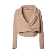 Pre-owned Cashmere outerwear Chanel Vintage , Brown , Dames