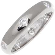 Pre-owned Metal rings Cartier Vintage , Gray , Dames