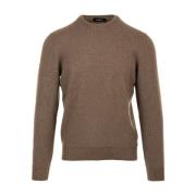 Bruine Sweater Paricollo Gran Sasso , Brown , Heren