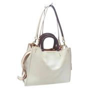 Pre-owned Leather handbags Coach Pre-owned , White , Dames