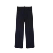 Donkerblauwe Gestreepte Broek Margaux Lonnberg , Blue , Dames