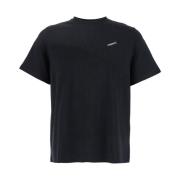 Zwart Logo Boxy T-shirt Coperni , Black , Heren