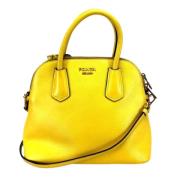 Pre-owned Leather prada-bags Prada Vintage , Yellow , Dames