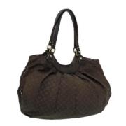 Pre-owned Canvas totes Louis Vuitton Vintage , Brown , Dames