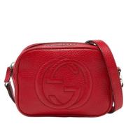 Pre-owned Leather gucci-bags Gucci Vintage , Red , Dames