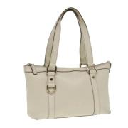 Pre-owned Leather gucci-bags Gucci Vintage , Beige , Dames