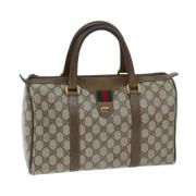 Pre-owned Leather gucci-bags Gucci Vintage , Beige , Dames