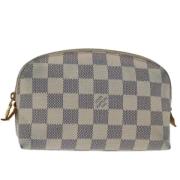 Pre-owned Canvas louis-vuitton-bags Louis Vuitton Vintage , White , Da...