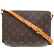 Pre-owned Fabric louis-vuitton-bags Louis Vuitton Vintage , Brown , Da...