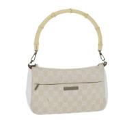 Pre-owned Canvas gucci-bags Gucci Vintage , White , Dames