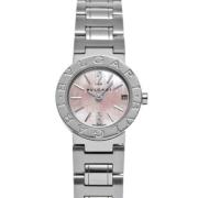 Pre-owned Stainless Steel watches Bvlgari Vintage , Pink , Dames