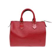 Pre-owned Leather louis-vuitton-bags Louis Vuitton Vintage , Red , Dam...