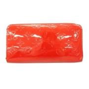 Pre-owned Leather wallets Louis Vuitton Vintage , Red , Dames