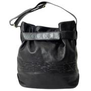 Pre-owned Leather gucci-bags Gucci Vintage , Black , Dames