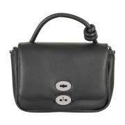 Zachte Piuma Knoop Mini Tas Zanellato , Black , Dames