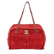 Pre-owned Leather chanel-bags Chanel Vintage , Red , Dames