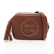 Pre-owned Leather gucci-bags Gucci Vintage , Brown , Dames