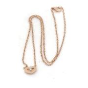 Pre-owned Metal necklaces Cartier Vintage , Pink , Dames