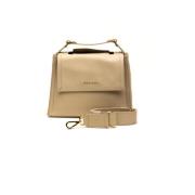 Ivoor Leren Handtas Orciani , Beige , Dames