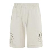 Shorts de sport décontractés pour hommes 44 Label Group , White , Here...