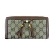 Pre-owned Canvas wallets Gucci Vintage , Brown , Dames