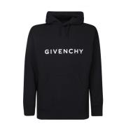 Zwarte sweater met trekkoord in de capuchon Givenchy , Black , Heren